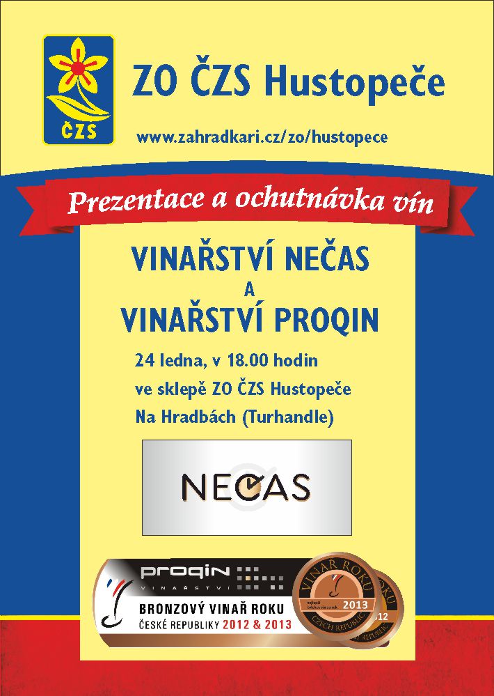 vinařský čtvrtek s vinařstvím Proqin a Nečas z velkých Němčic